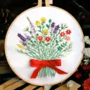 Multi Flower Embroidery Kit