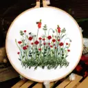 Flowers Grade Embroidery Kit
