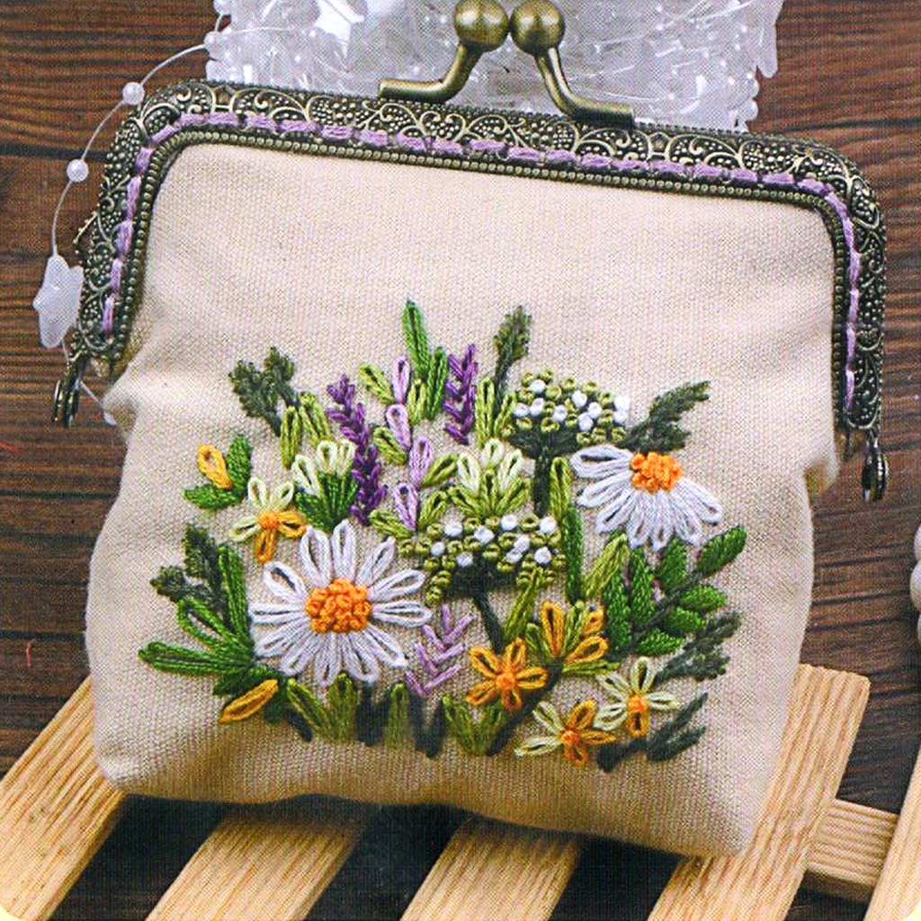 Flower Romance Clutch Bag Embroidery Kit
