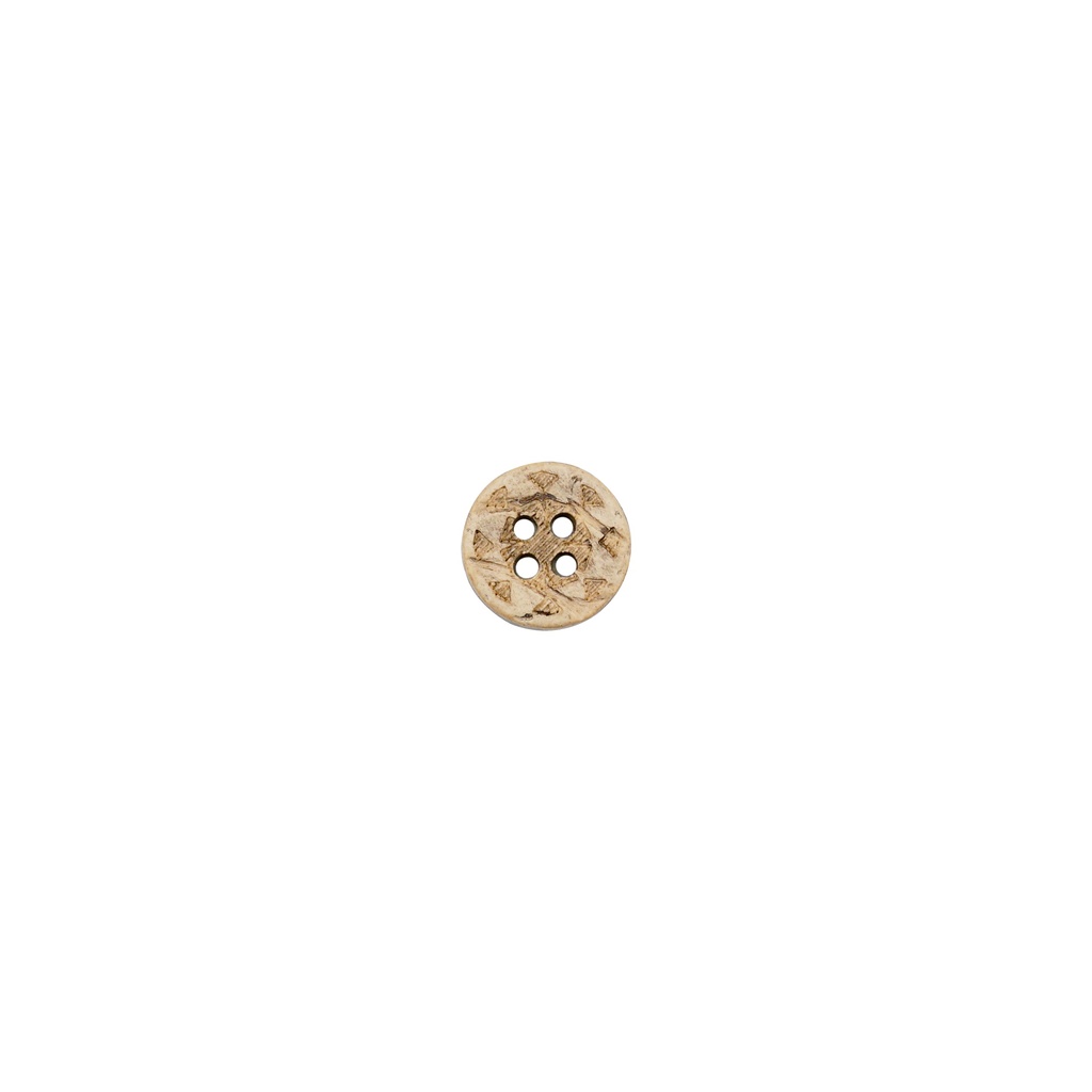 Engrave Triangle Coconut Button