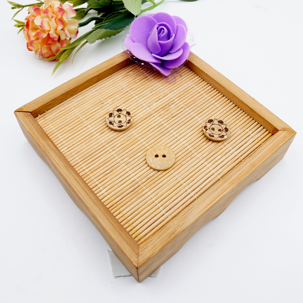 Mountain Border 2 Hole Coconut Button