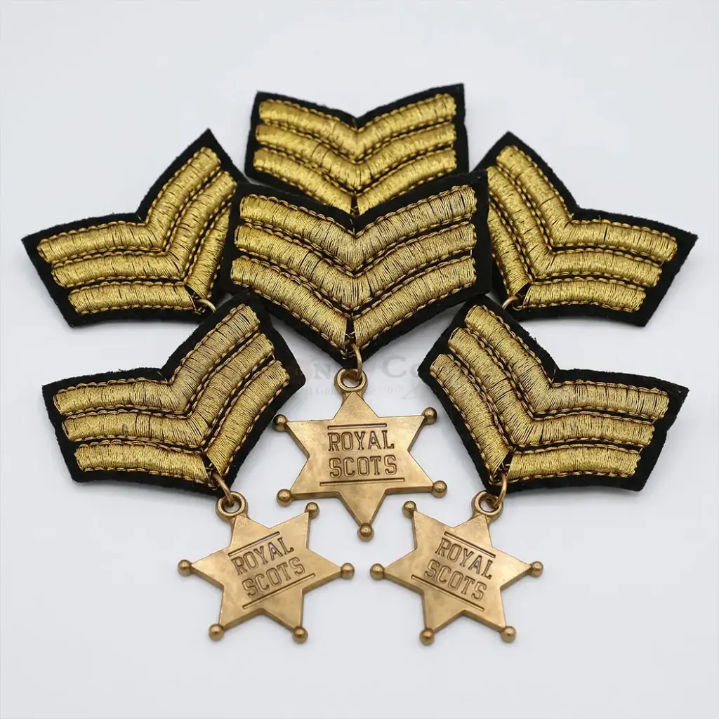 Star Shape Medal Type Brooch