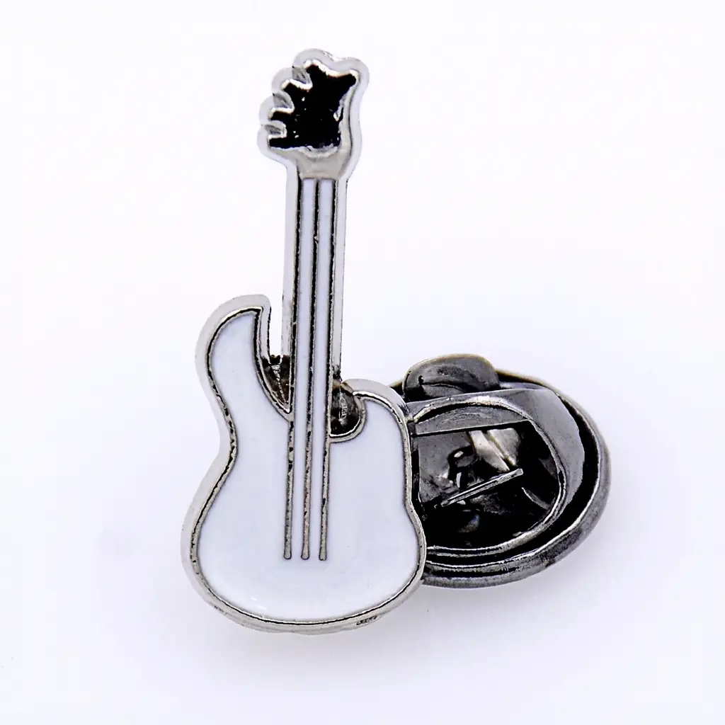 Rock & Roll Electric Guitar Lapel Pin
