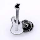 Rock & Roll Electric Guitar Lapel Pin