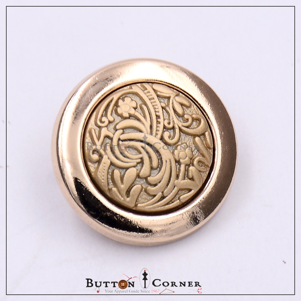 Classic Design Plain Rim Border Button