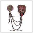 Anchor & Vice Commandant Medal Brooch