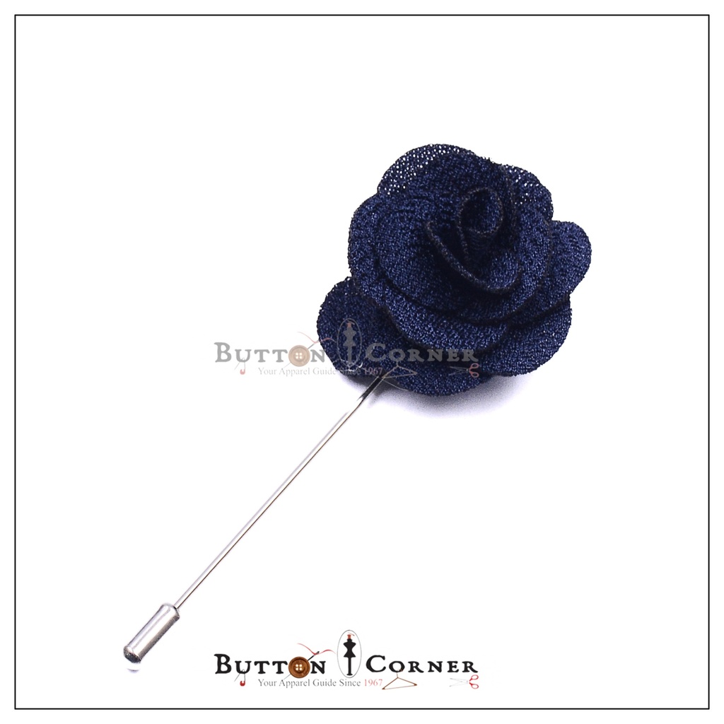 Fabric Flower Lapel Pin
