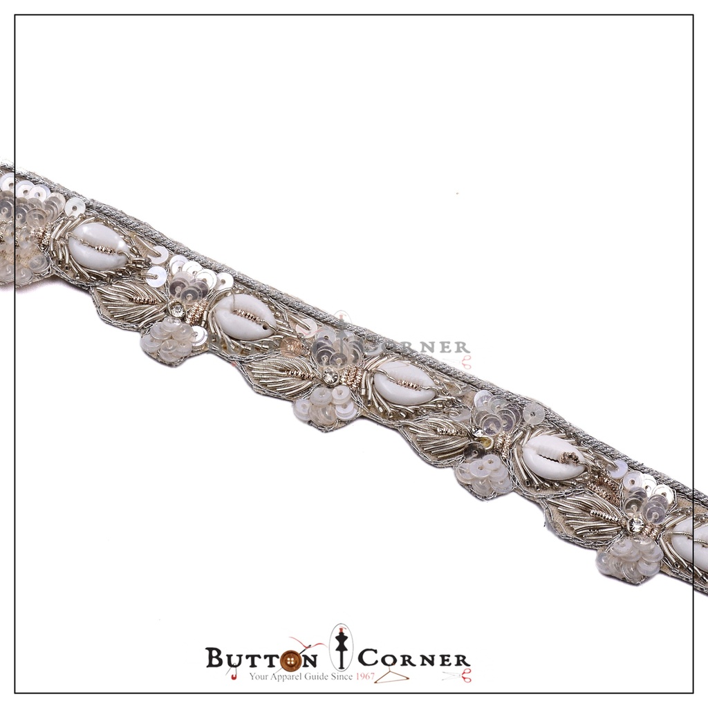 One Side Fancy Kora & Dabka Lace