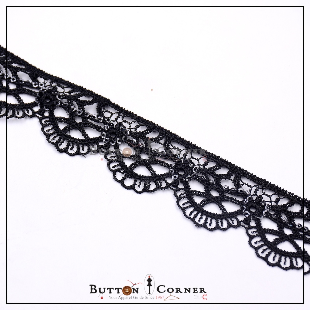 Shuttle Sequence Lace