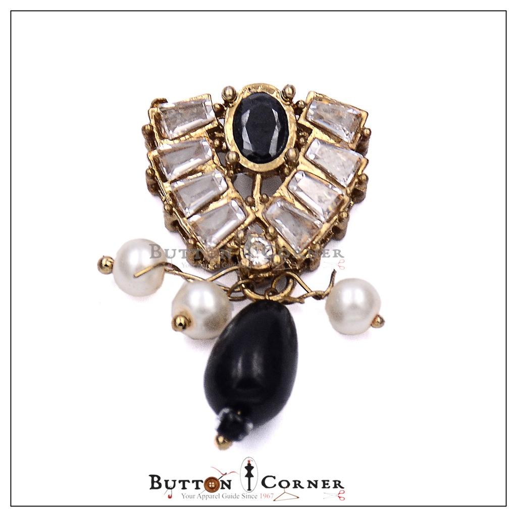 Fancy Kundan Button