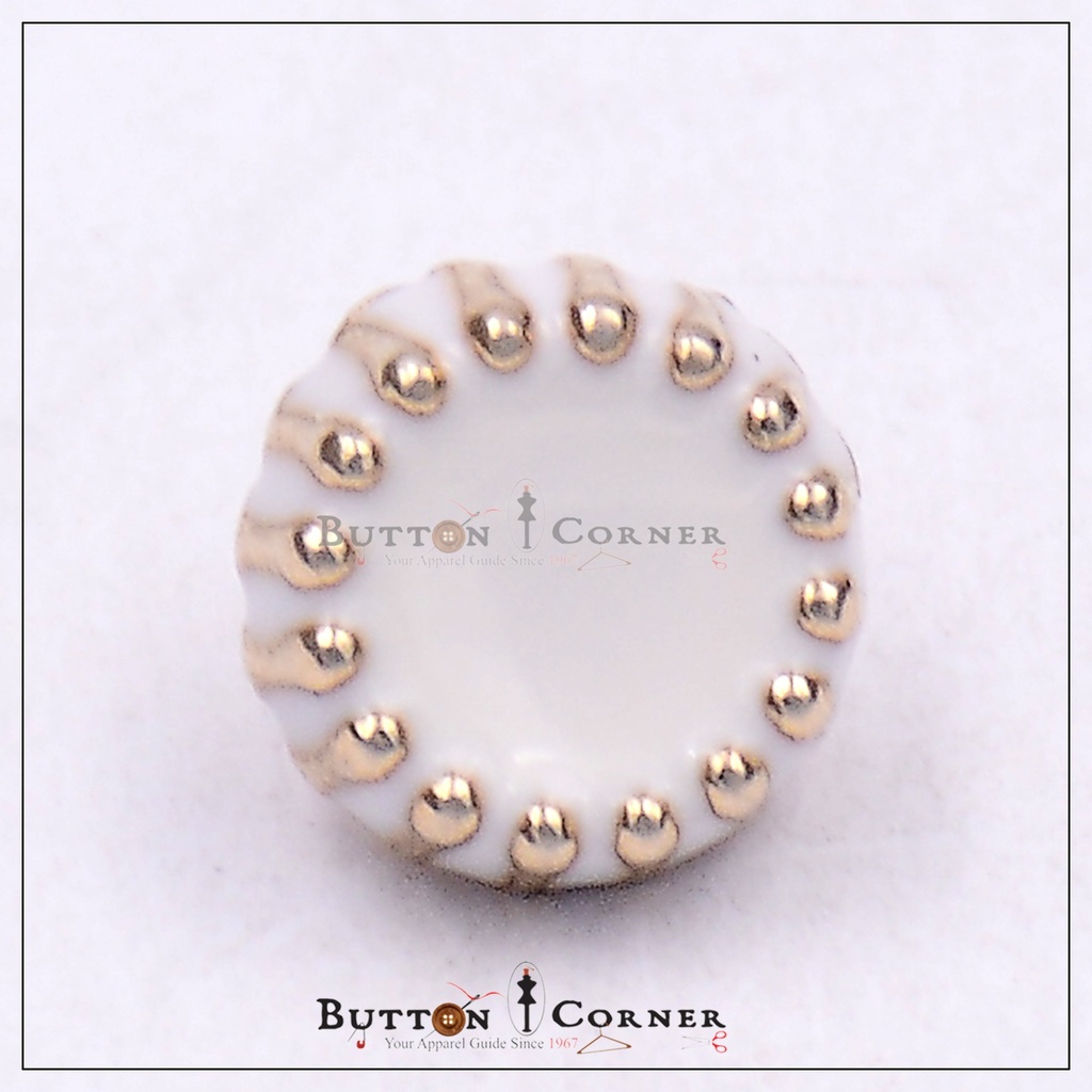 Fancy Metal Shank Button