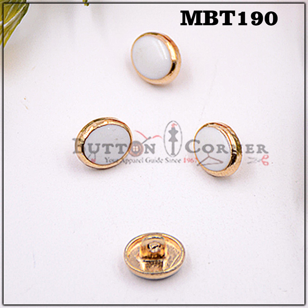 Oval Shape Metal Shank Button