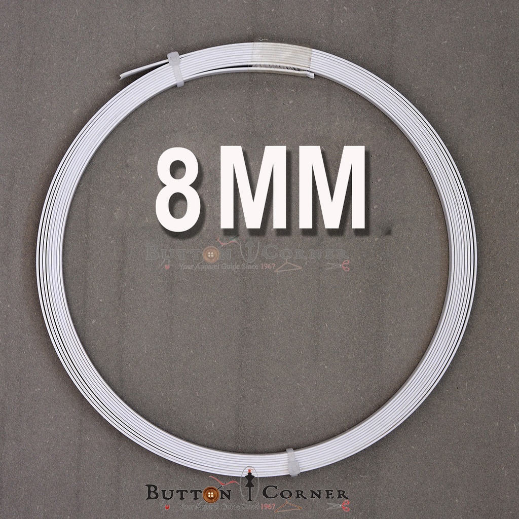 Round Flat Metal Boning