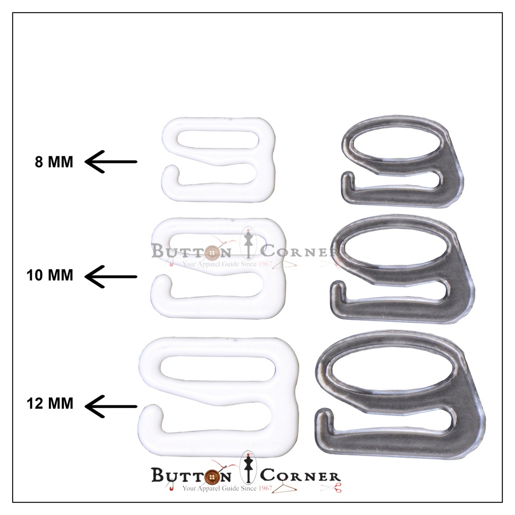 Bra Buckle Metal 9 Shape