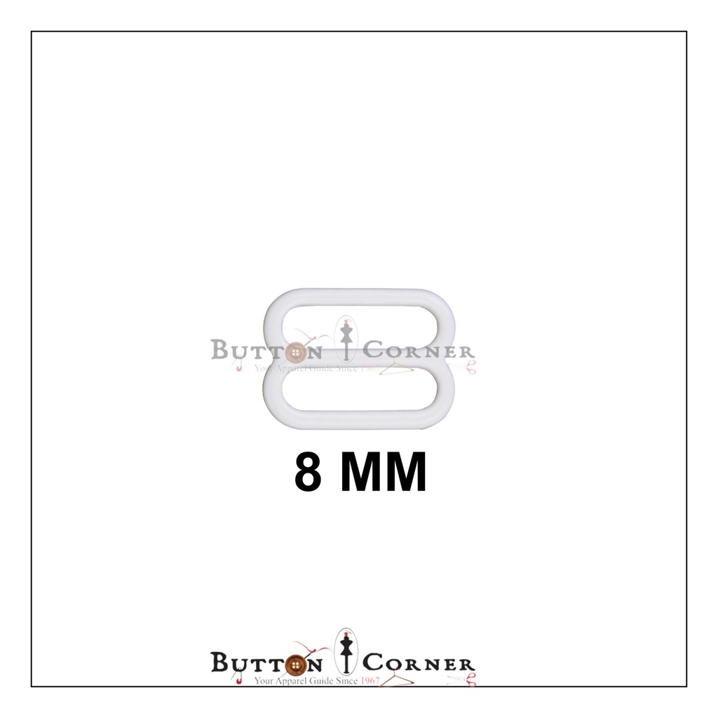 Bra Buckle Plastic 8 Shape