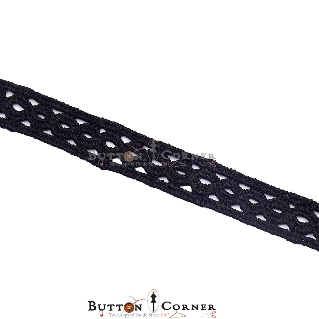 One Side Border Shuttle Lace