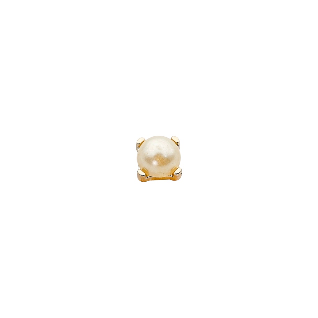 Square Border Pearl Shank Button