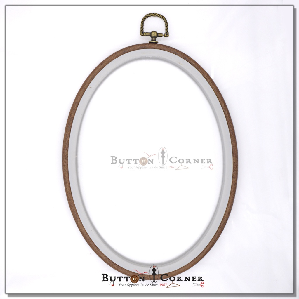 Oval Shape Display Embroidery Frame