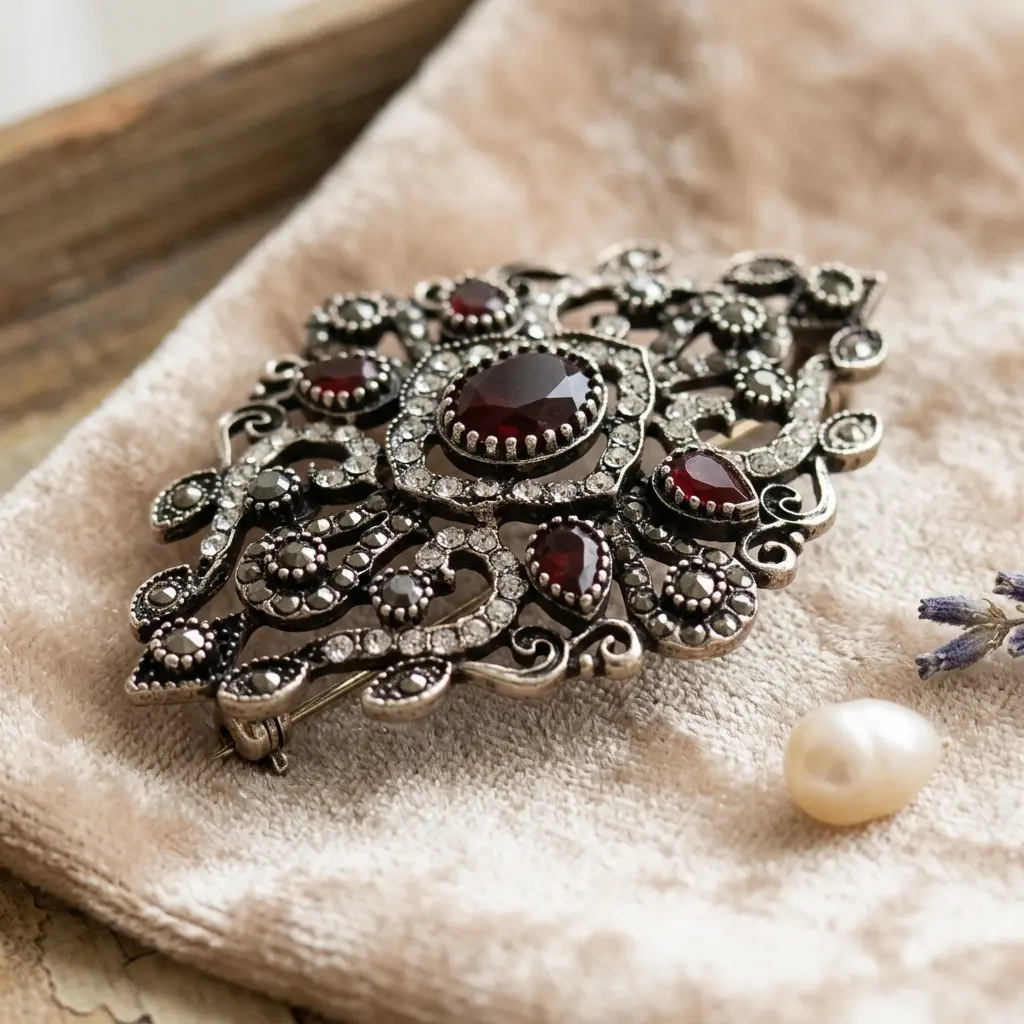 Antique Metal Brooch