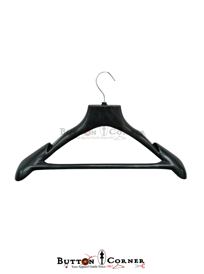 Plastic Coat Hanger with Shoulder Cut