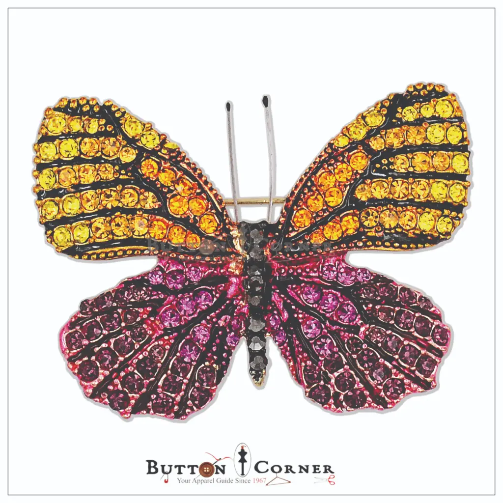 Butterfly🦋With Diamonds Brooch