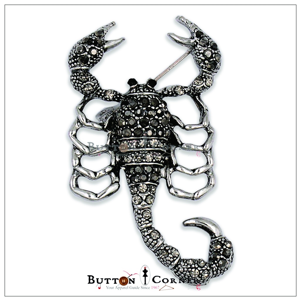 Scorpion🦂Brooch with Diamonds