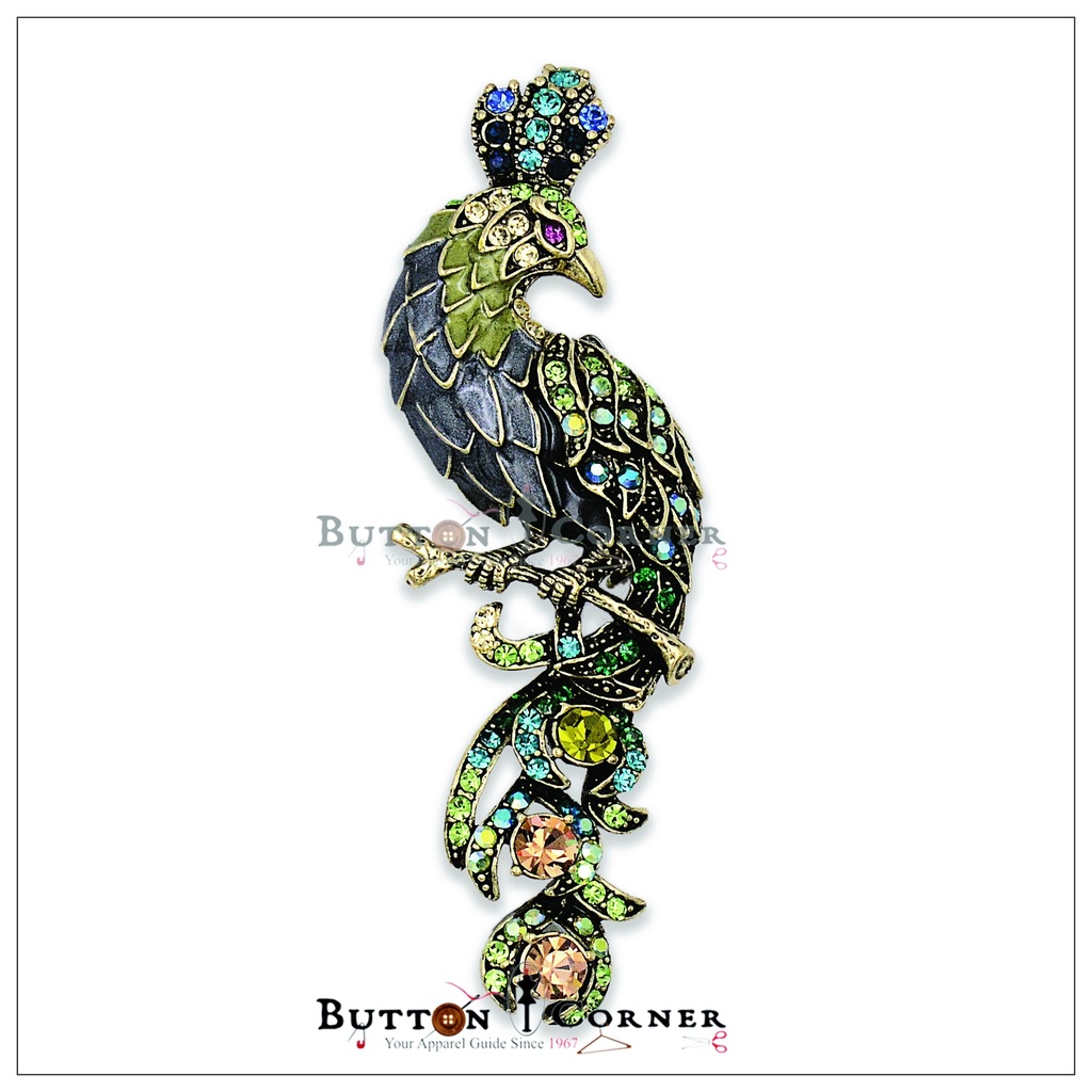 Peacock🦚Vintage Brooch