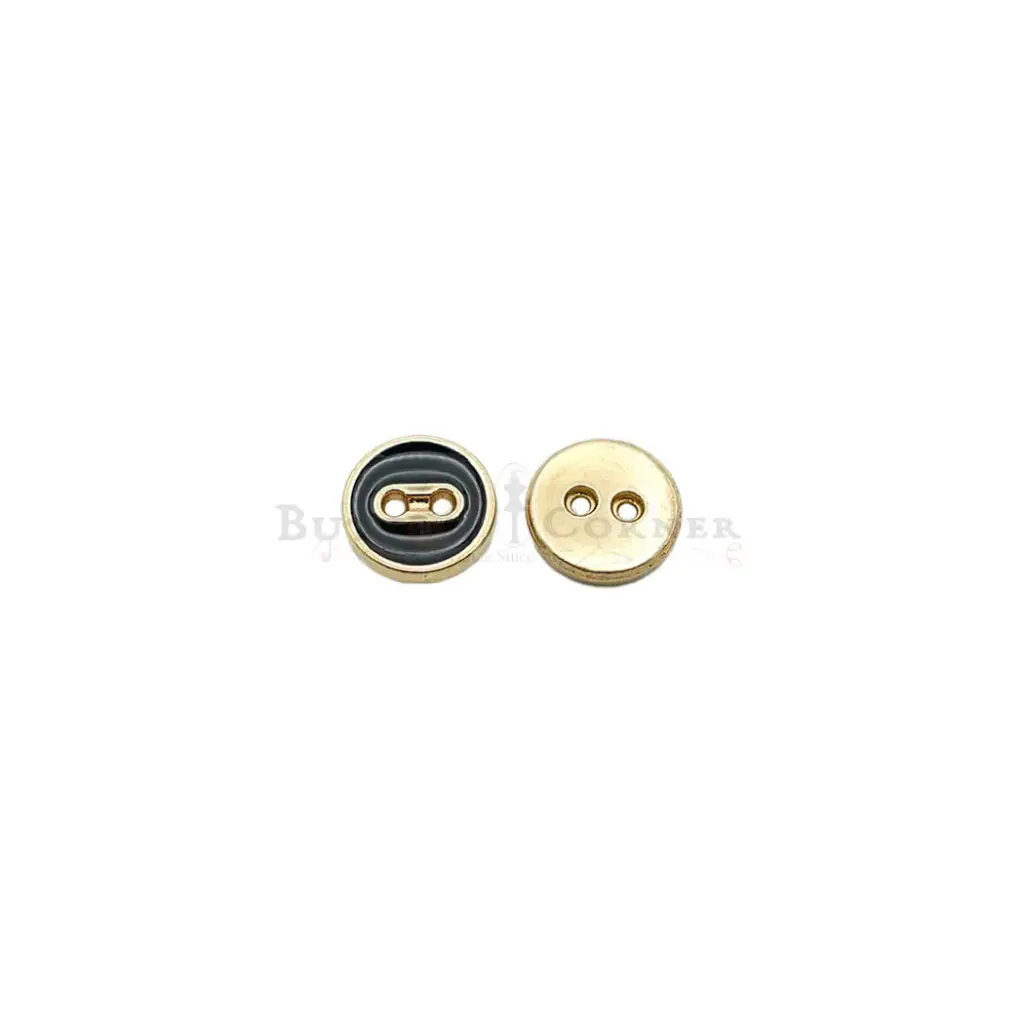 Round Shape 2 Hole Metal Shirt Button