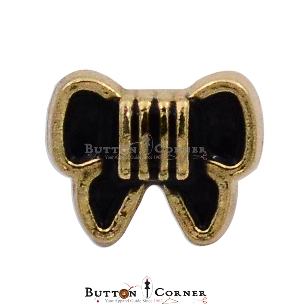 Bow Tie Metal Button