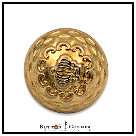 Dome Shape Crown Design Metal Shirt Button