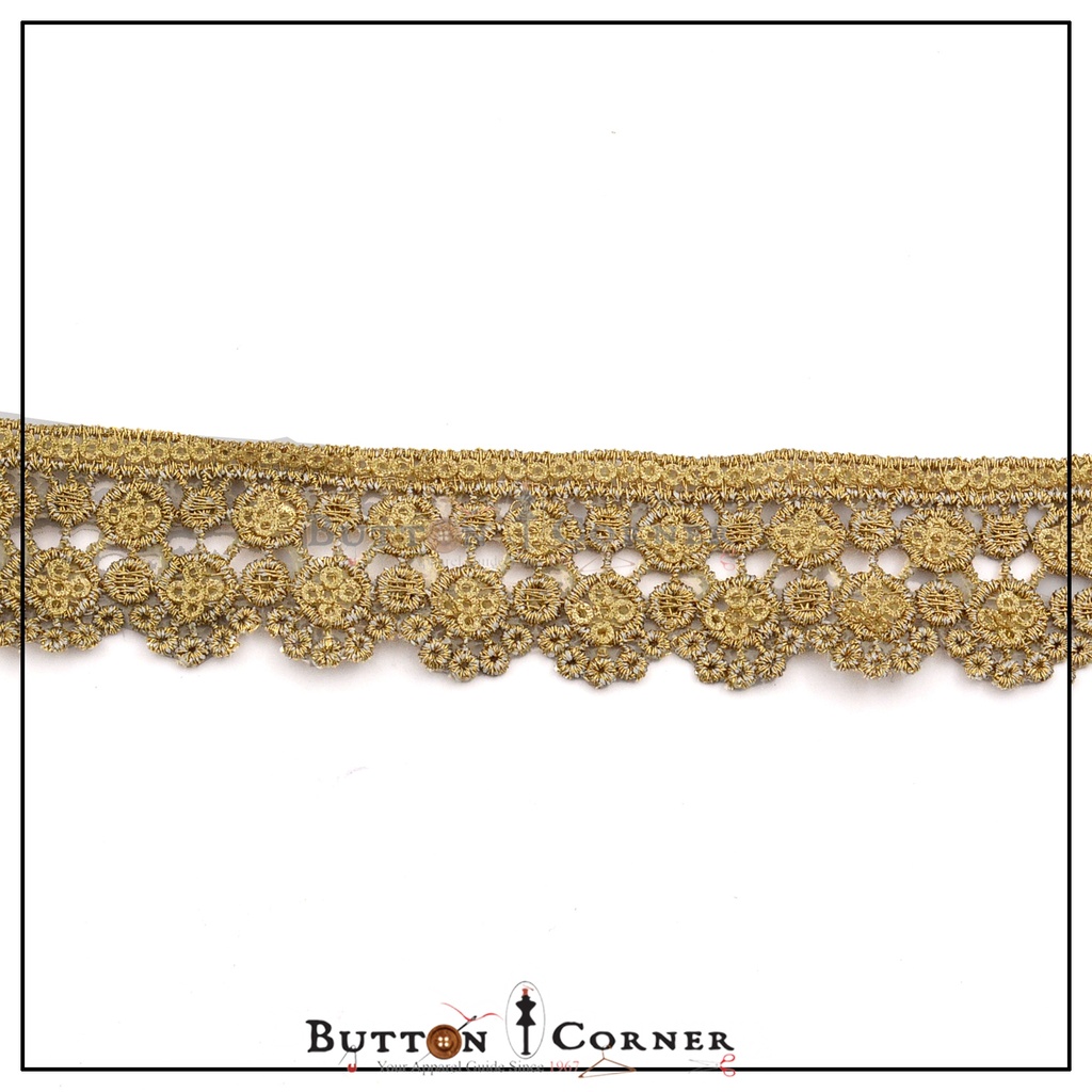 One Side Border Sequence Lace