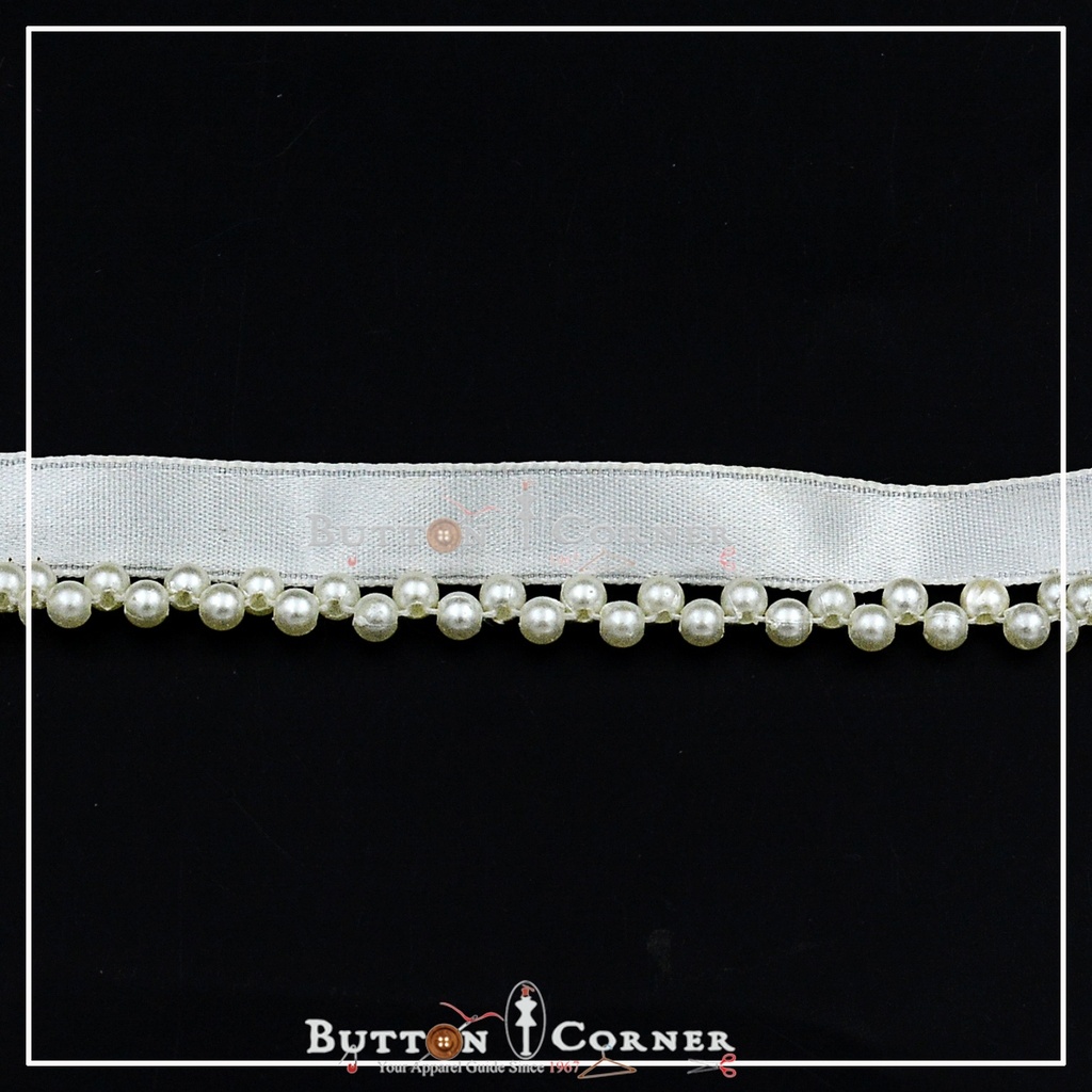 Fancy Glass Beads Lace