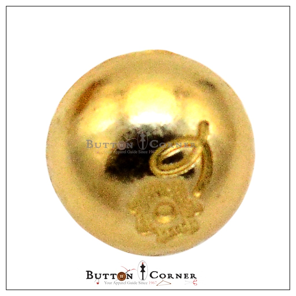 Flower Embossed Dome Shirt Button