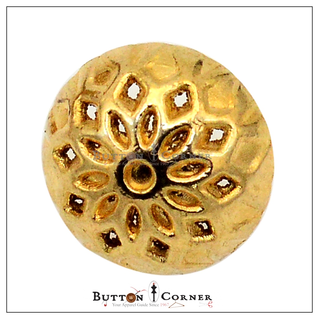 Engraving Design Dome Shirt Button