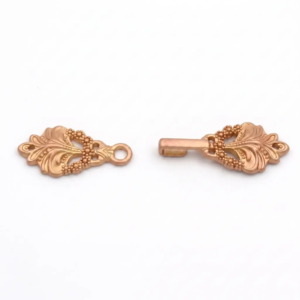 2 Part Flower-Shape Metal Hook