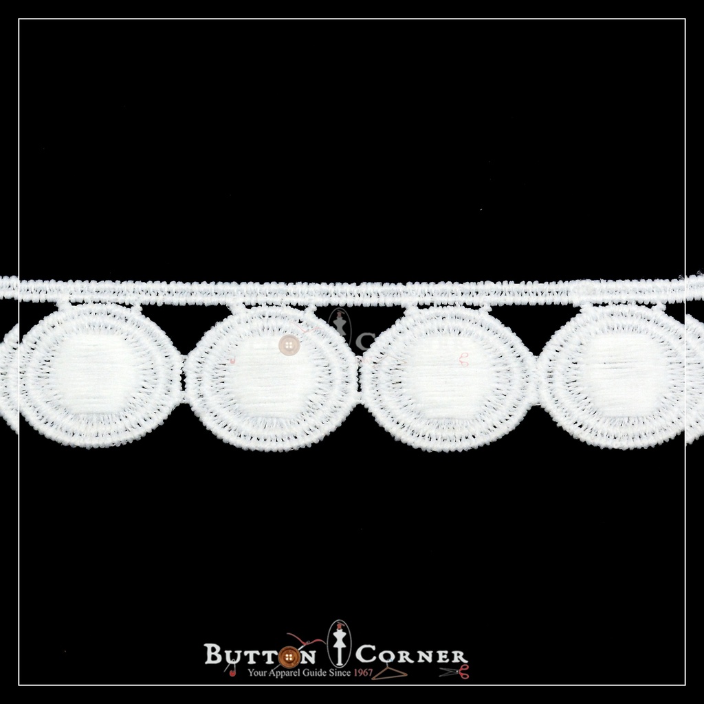 One Side Border Shuttle Lace