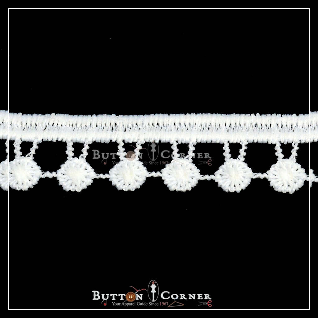 One Side Border Shuttle Lace