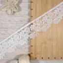 One Side Border Shuttle Lace