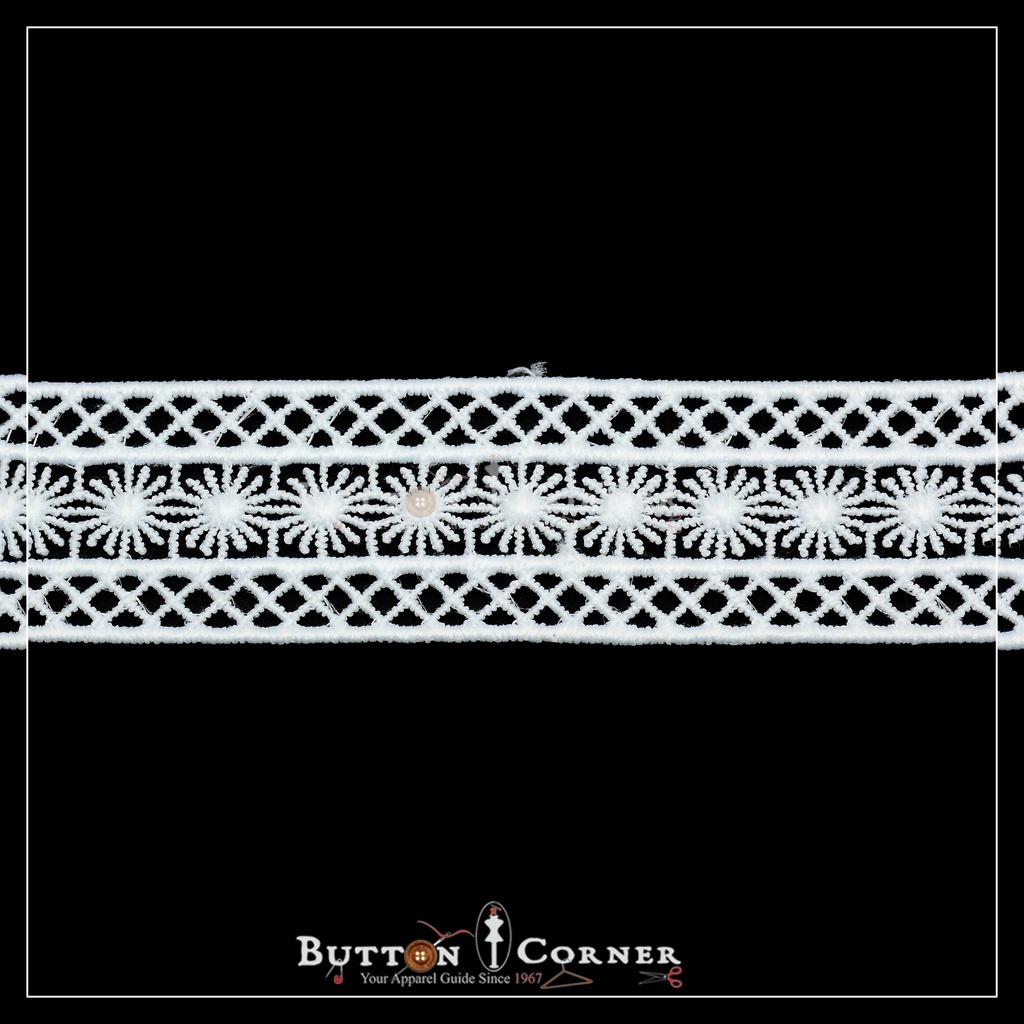 Double Side Border Shuttle Lace