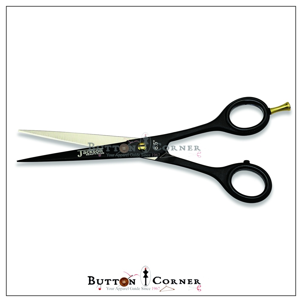 Jackson Barber Scissors With Removable Finger Rest