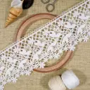 One Side Border Shuttle Lace