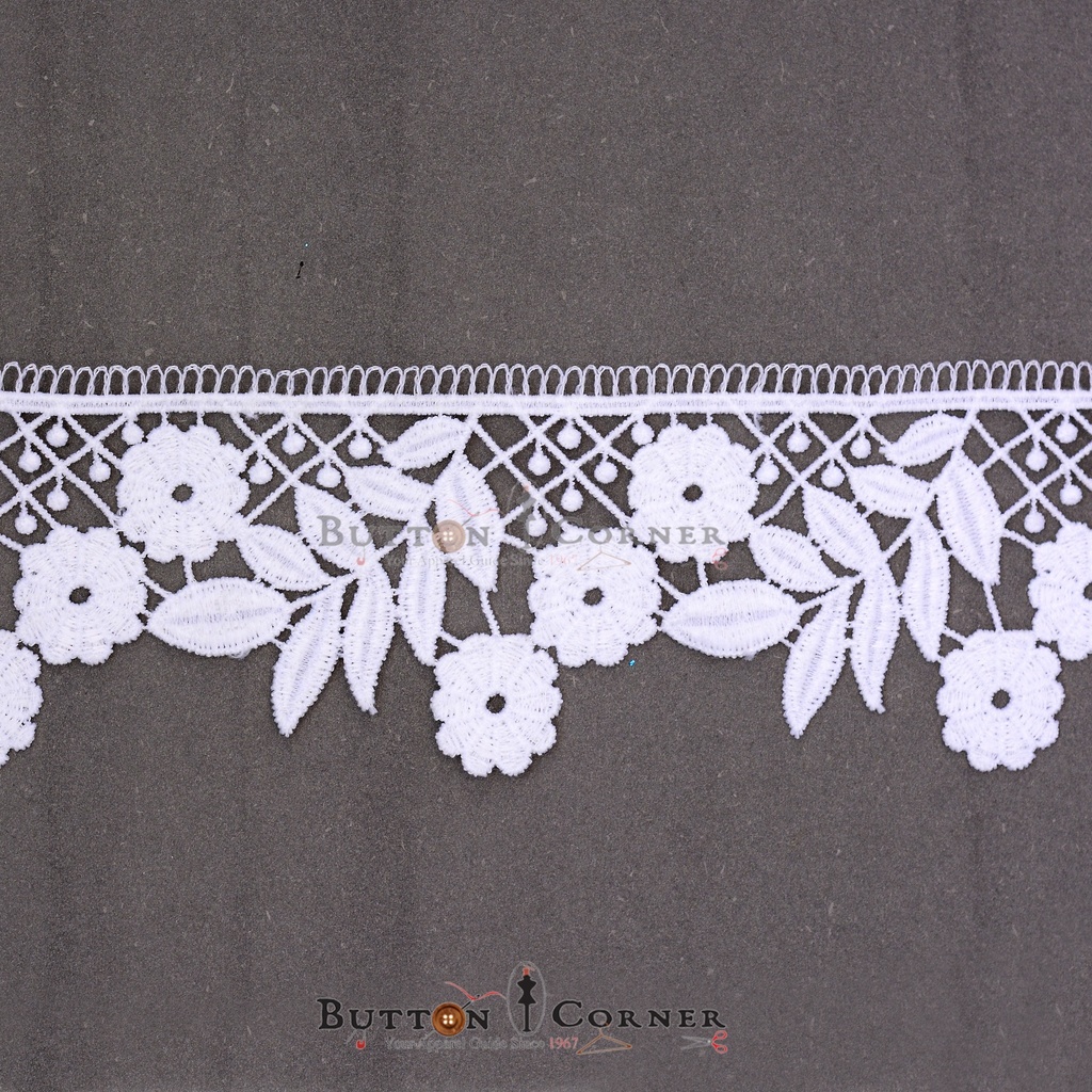 One Side Border Shuttle Lace