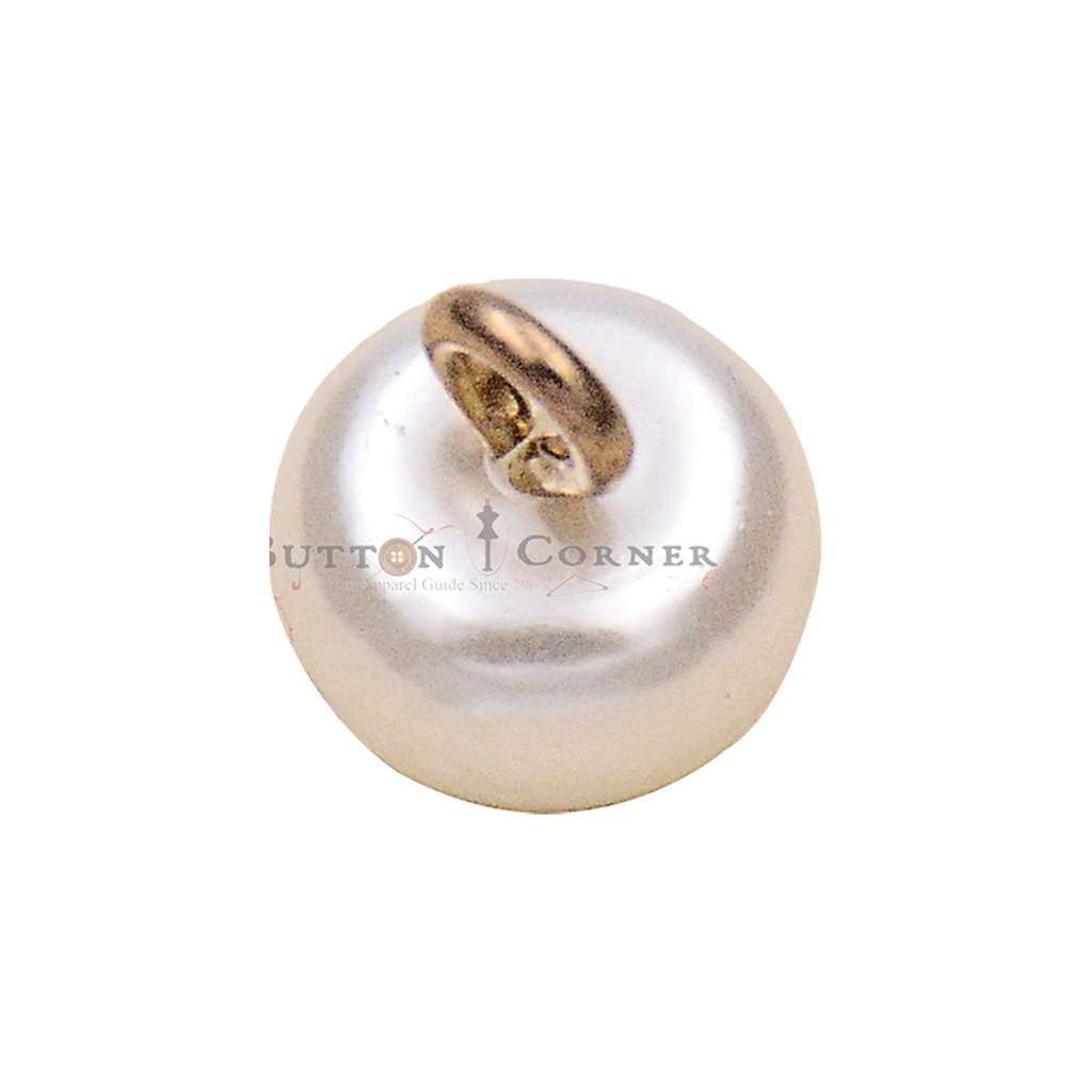 Doom Shape Pearl In Wire Button