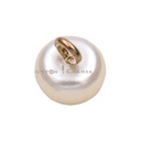 Doom Shape Pearl In Wire Button
