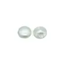Rounded Surface Flat Tunnel Pearl Button