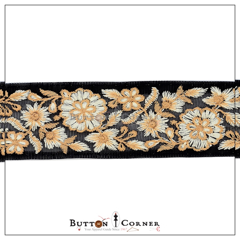 Double Side Embroidery Net Lace