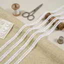 One Side Border Shuttle Lace