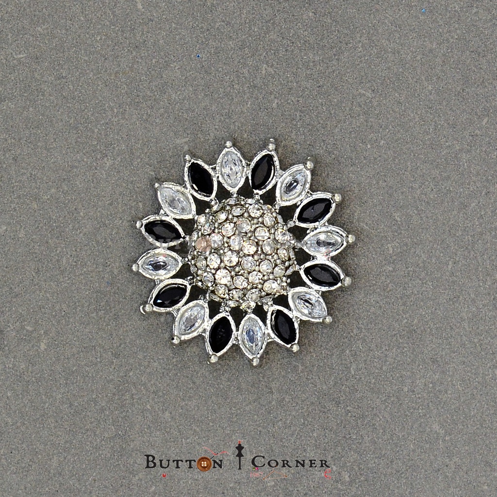 Sunflower Shape  Kundan Button