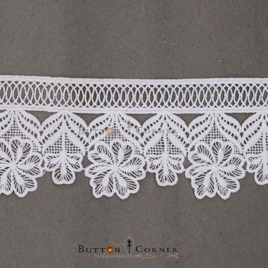 One Side Border Shuttle Lace