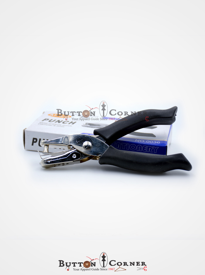Single Hole Puncher With Rubber Coated Grip